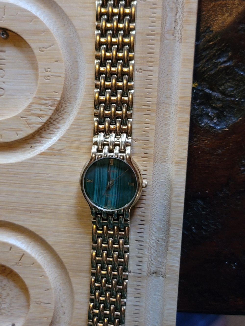 Vintage Malachite AVANTI Watch - Picture 2 of 7